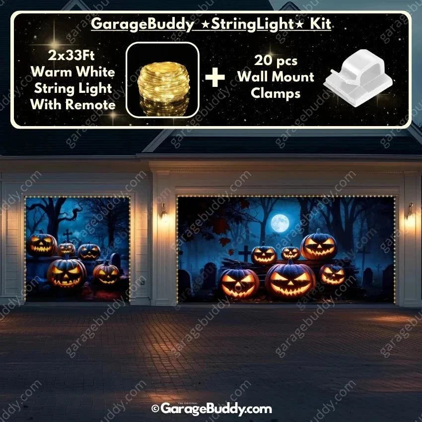 Cursed Pumpkins | Halloween Garage Door Cover