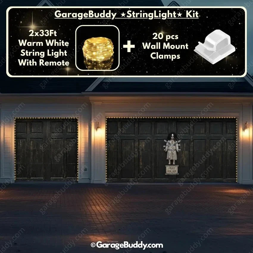 The Cursed Doll | Halloween Garage Door Cover