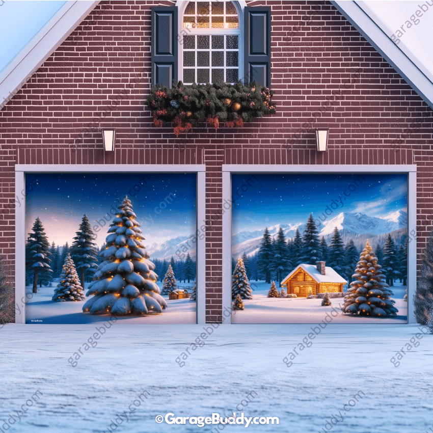 Winter Haven | Christmas Garage Door Cover
