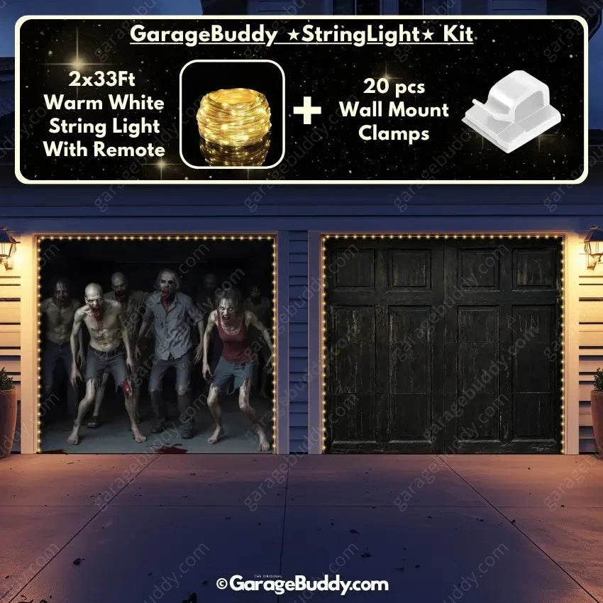 Zombie Invasion | Halloween Garage Door Cover