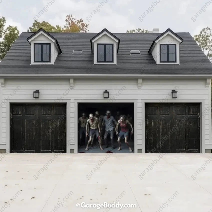 Zombie Invasion | Halloween Garage Door Cover