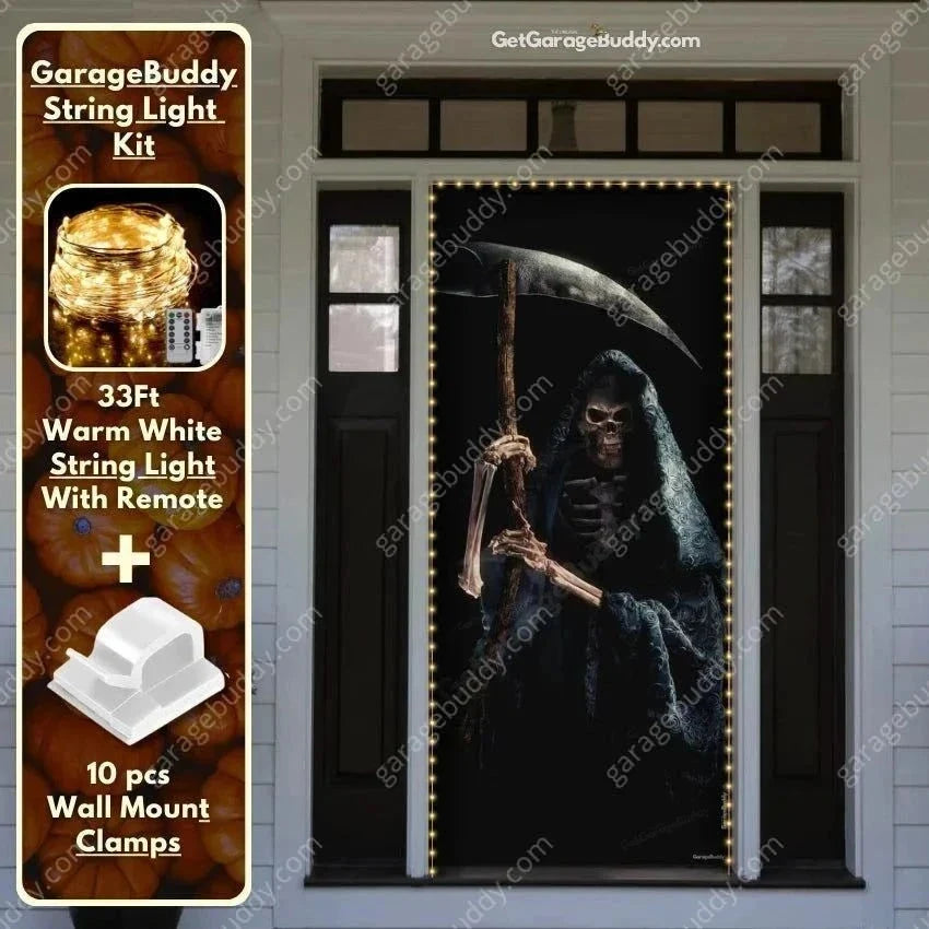 Grim Reaper | Halloween Front Door Cover