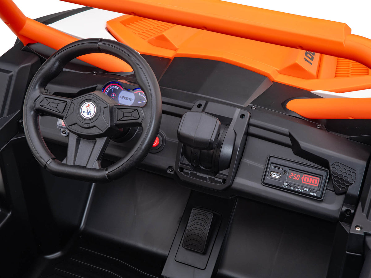 24V Ridington MAX-R All Terrain Ride-On Buggy with Remote - Orange