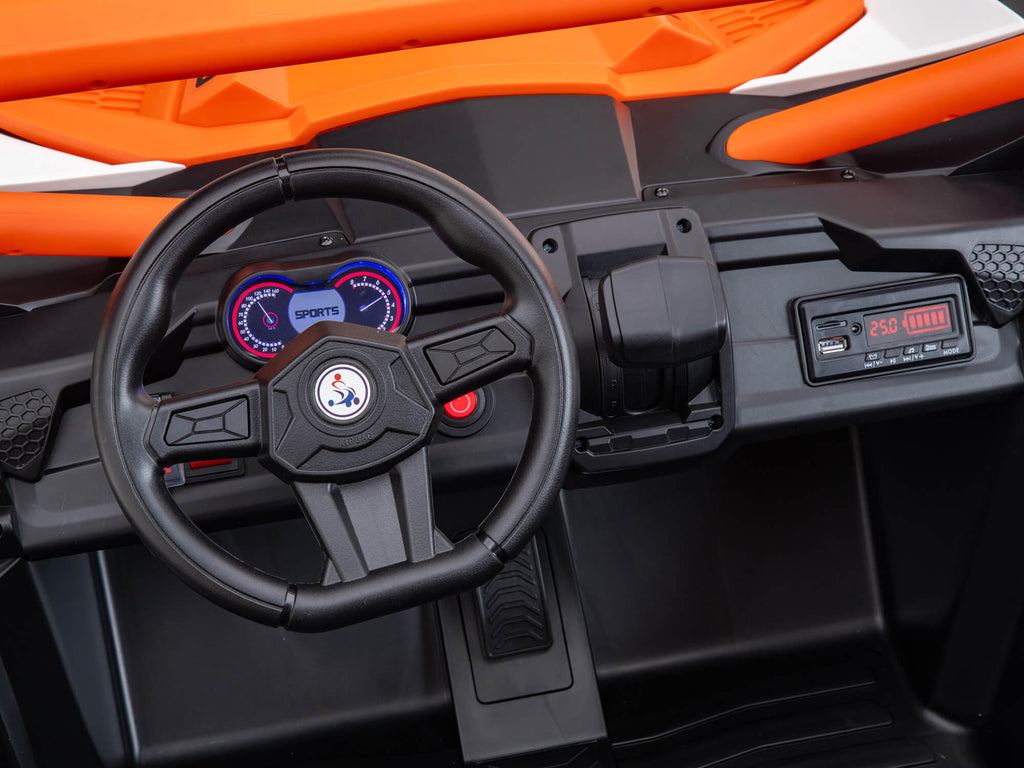 24V Ridington MAX-R All Terrain Ride-On Buggy with Remote - Orange