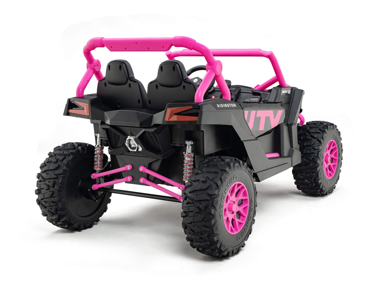 24V Ridington MAX-R All Terrain Ride-On Buggy with Remote - Pink