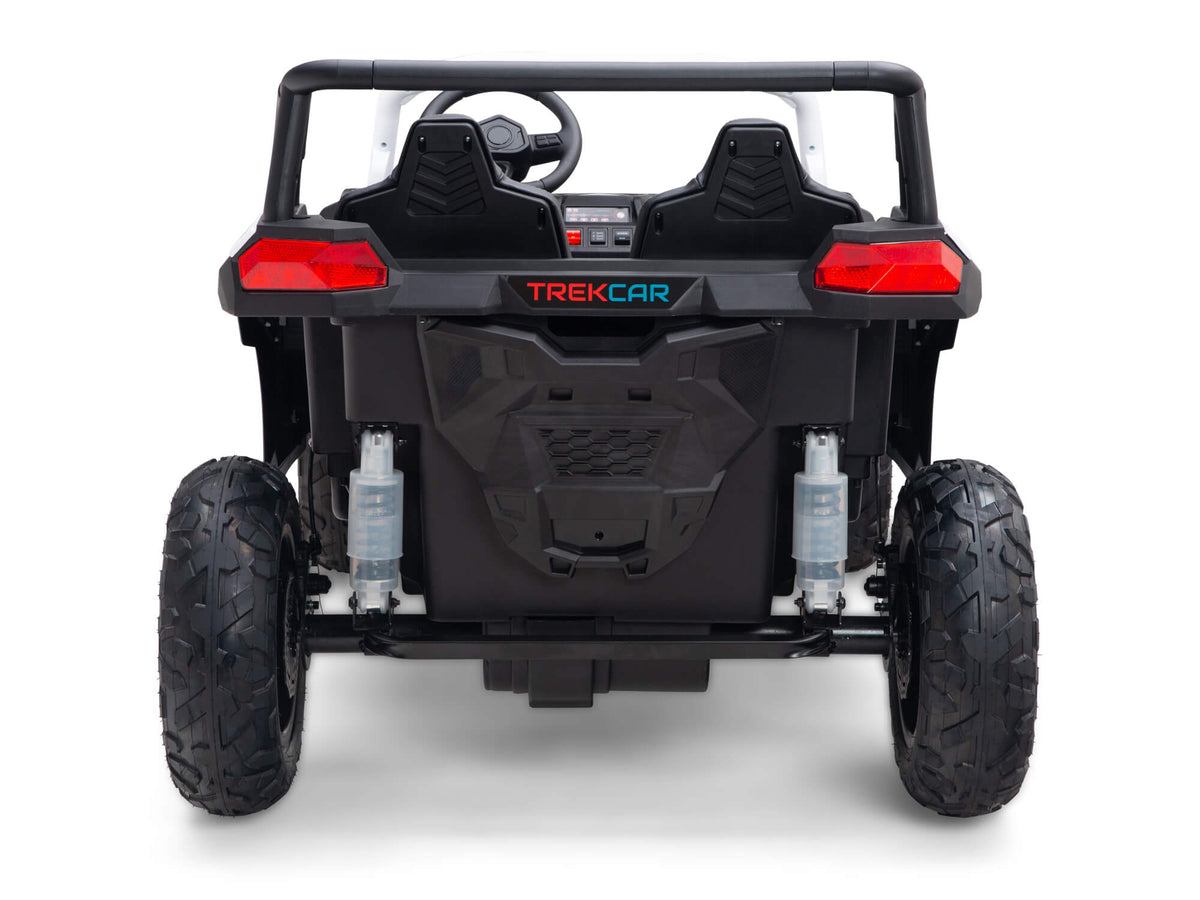 24V TREKCAR Rayder Ride-On Buggy - White