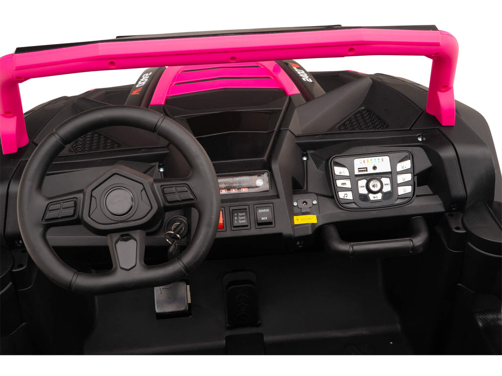24V TREKCAR Rayder Ride-On Buggy - Pink