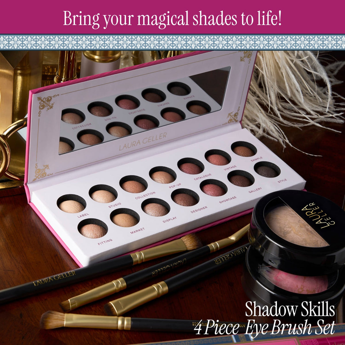 Shadow Skills 4PC Eye Brush Set