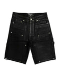 Mixed Emotions Worker Wax Shorts Black