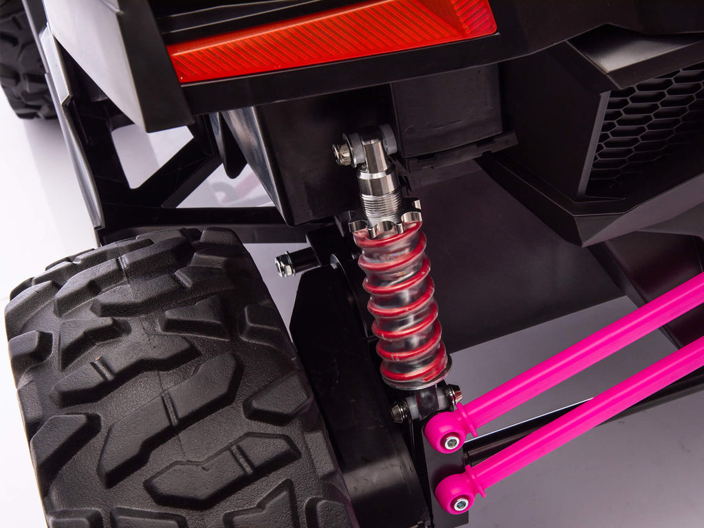24V Ridington MAX-R All Terrain Ride-On Buggy with Remote - Pink