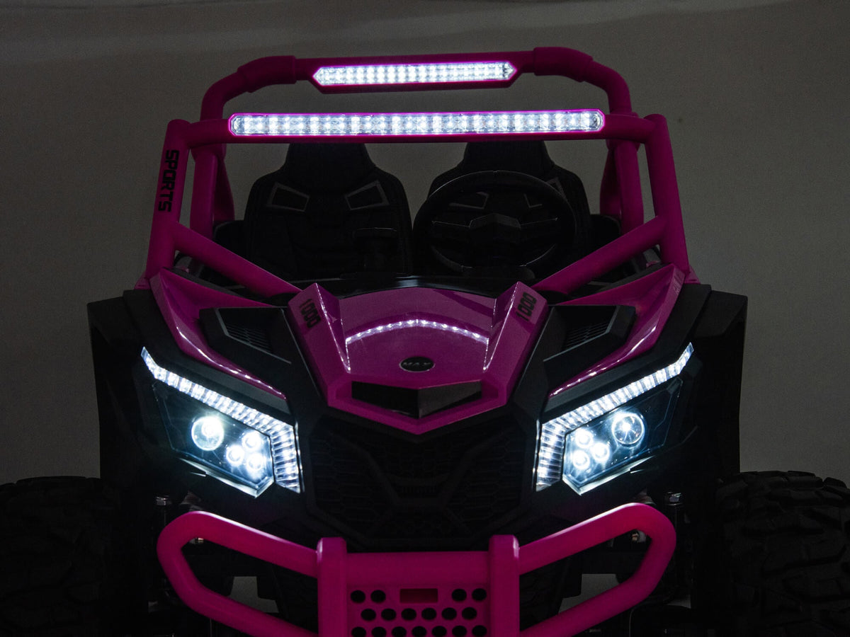 24V Ridington MAX-R All Terrain Ride-On Buggy with Remote - Pink