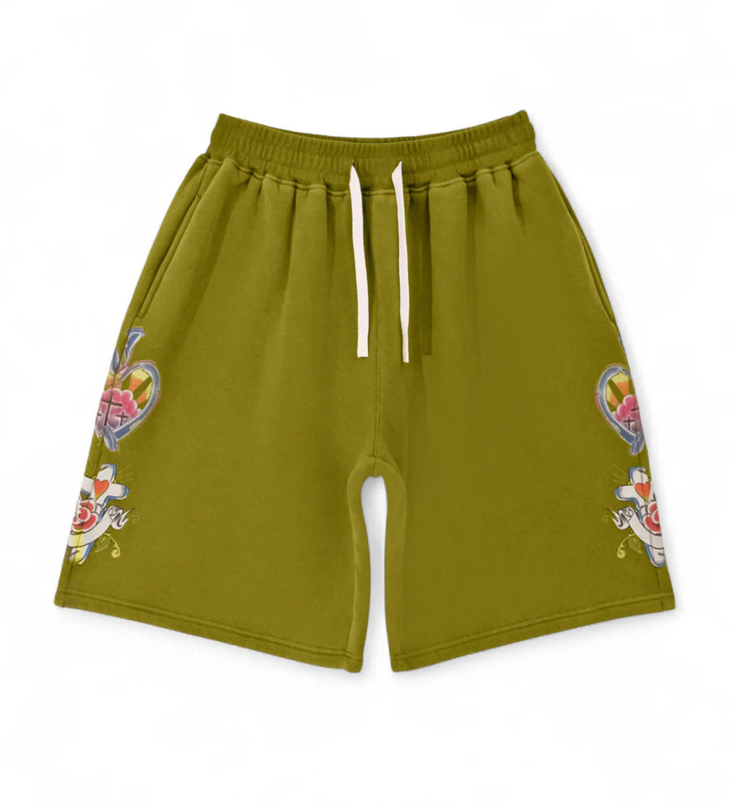 Righteous Risen King Shorts Green
