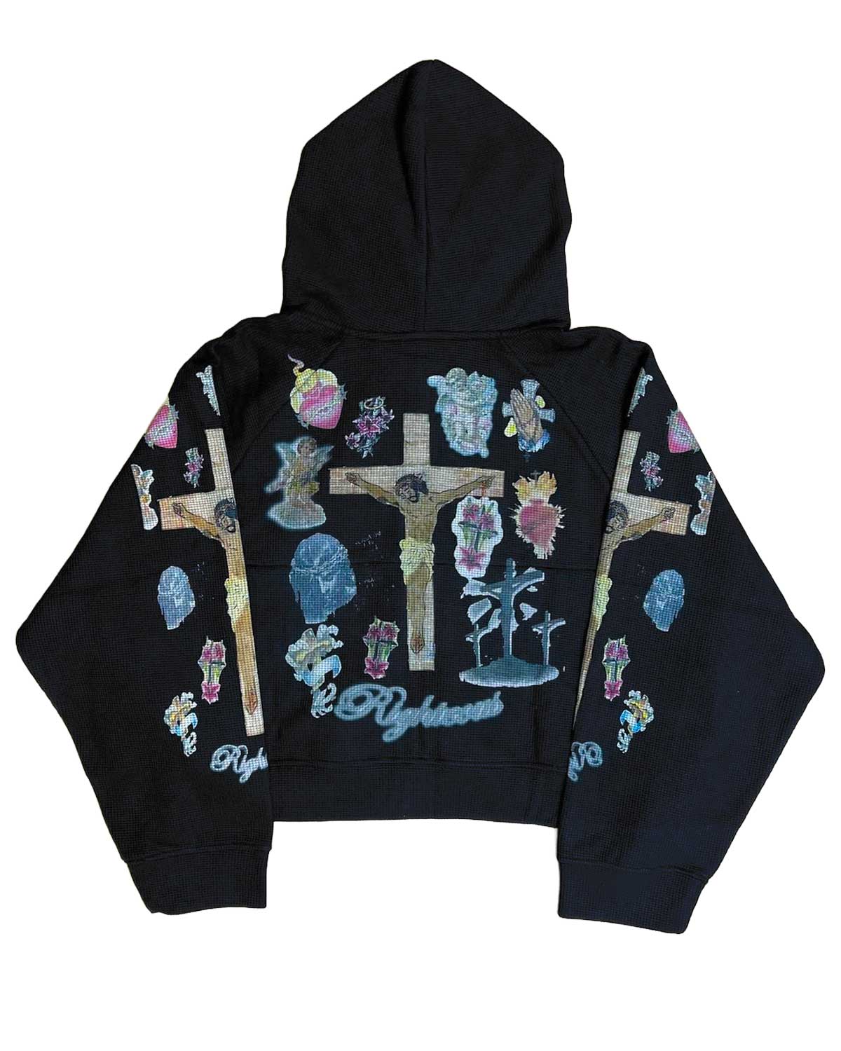 Righteous Ultimate Sacrifice Thermal Zip Up Hoodie Black