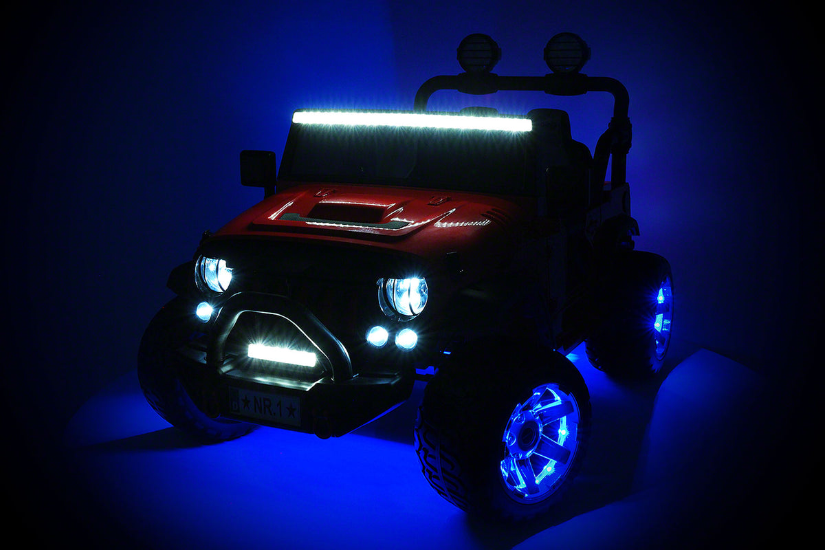 Trail Explorer 24V Kids Ride-On Car Truck with R/C Parental Remote | Purple