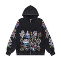 Righteous Risen King Zip Up Hoodie Black