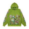Righteous Risen King Zip Up Hoodie Green