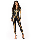 Gold Skeleton Bodysuit Costume