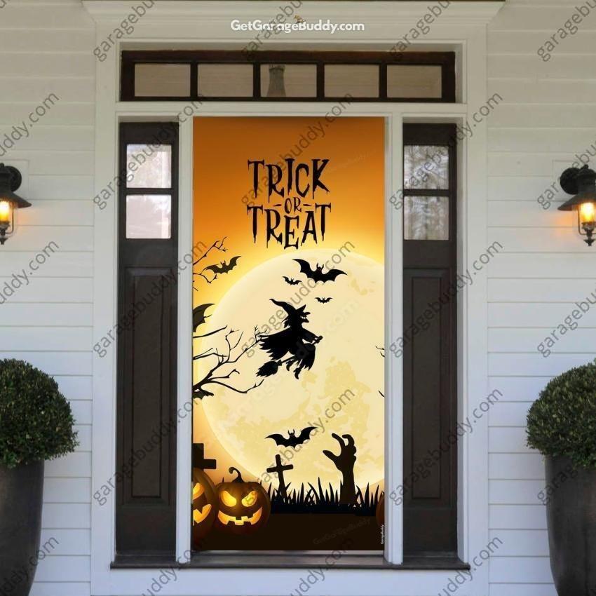 Trick or Treat | Halloween Front Door Cover