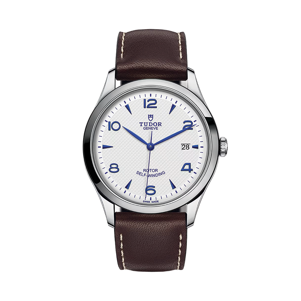 1926 41mm - Opaline on Leather Strap