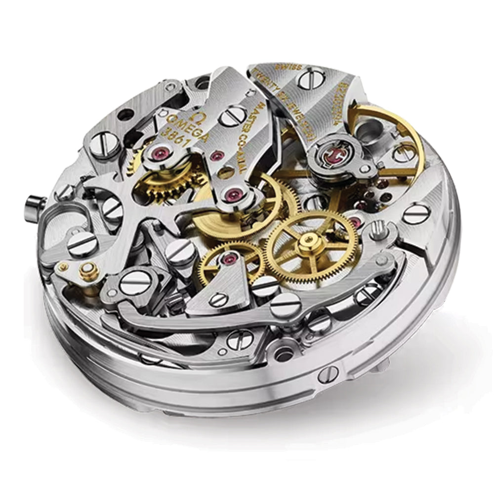Speedmaster Moonwatch Professional Steel Moonshine Gold 42mm ‑ Silver on Bracelet