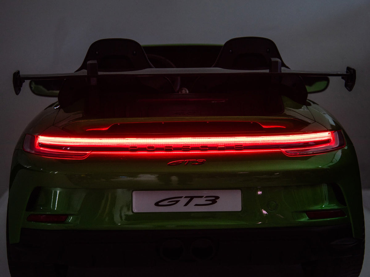 24V Porsche 911 GT3 Kids 2-Seater Ride On Car - Green