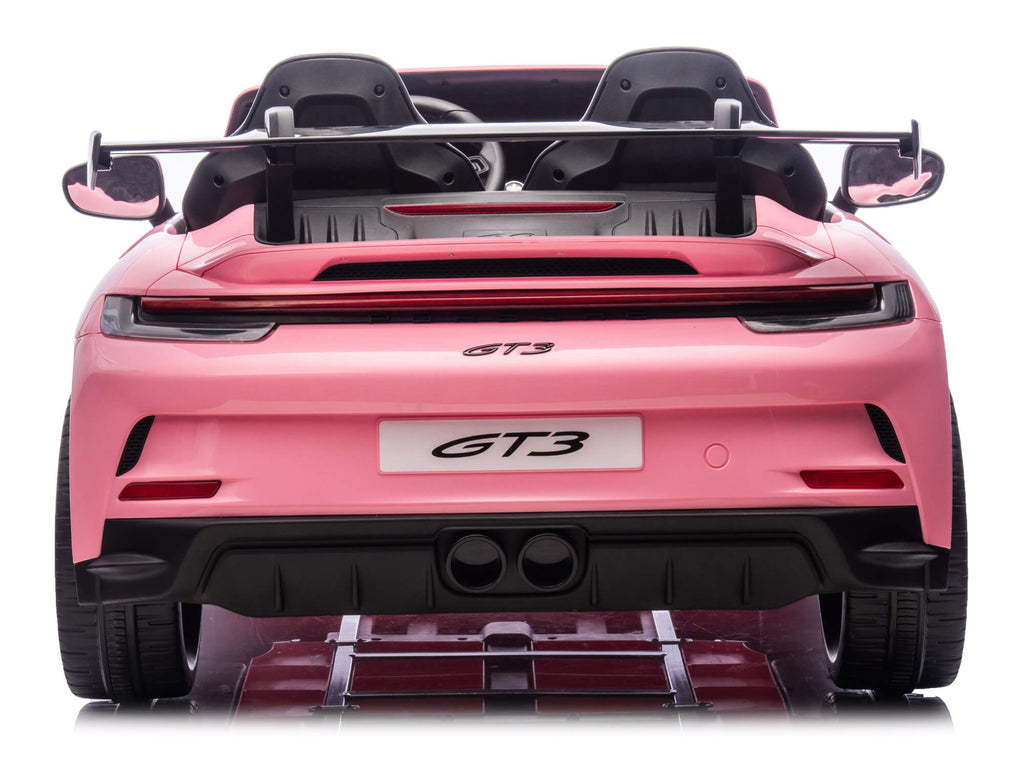 24V Porsche 911 GT3 Kids 2-Seater Ride On Car - Pink