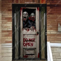 Zombie Breach | Halloween Front Door Cover
