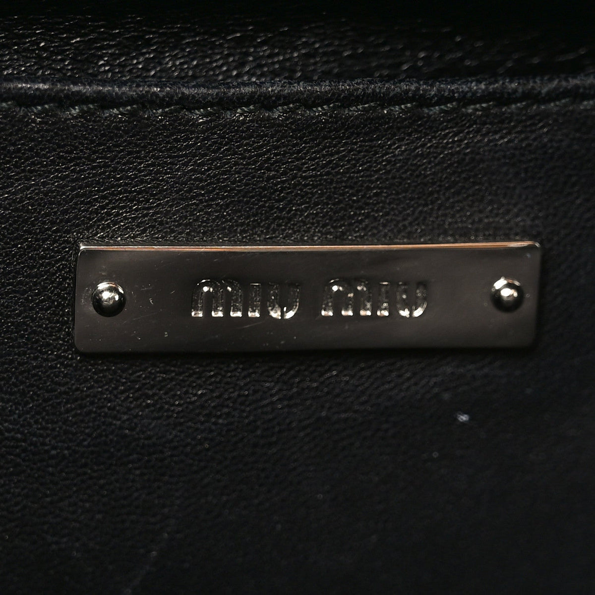 Nappa Matelasse Top Handle Bag Black Soleil