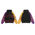 Valley Dreams Colorblock Graphic Zip-Up Hoodie