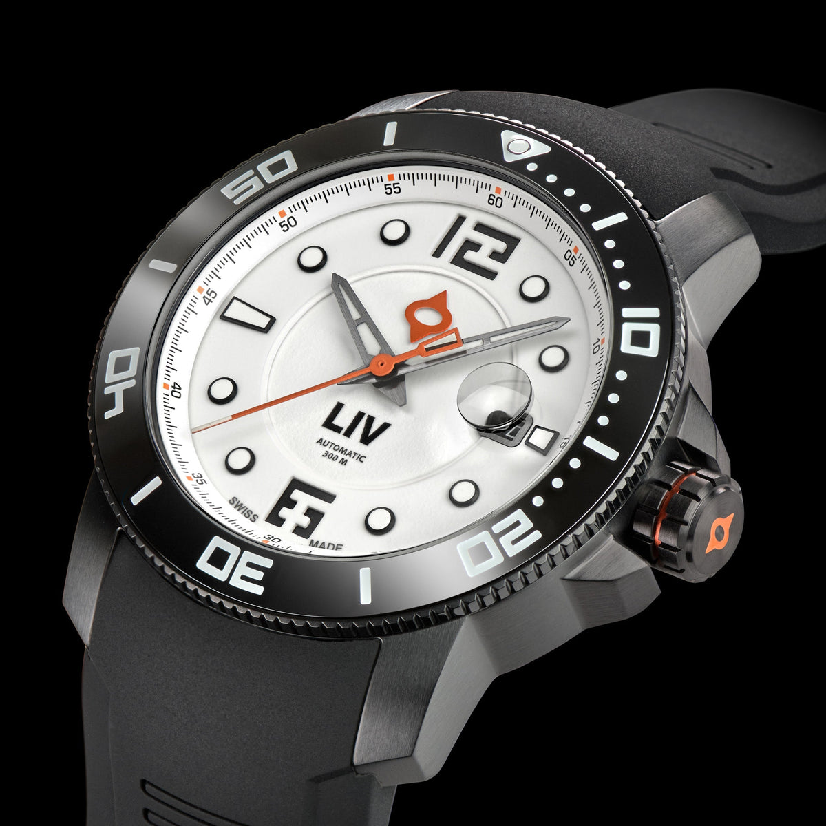 GX-Diver's 44mm Black Full Lume