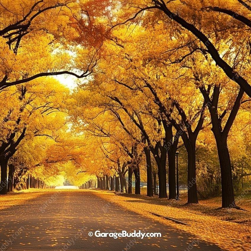 Golden Trail | Nature Garage Door Cover