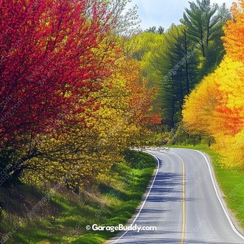 Spring Drive | Nature Garage Door Cover