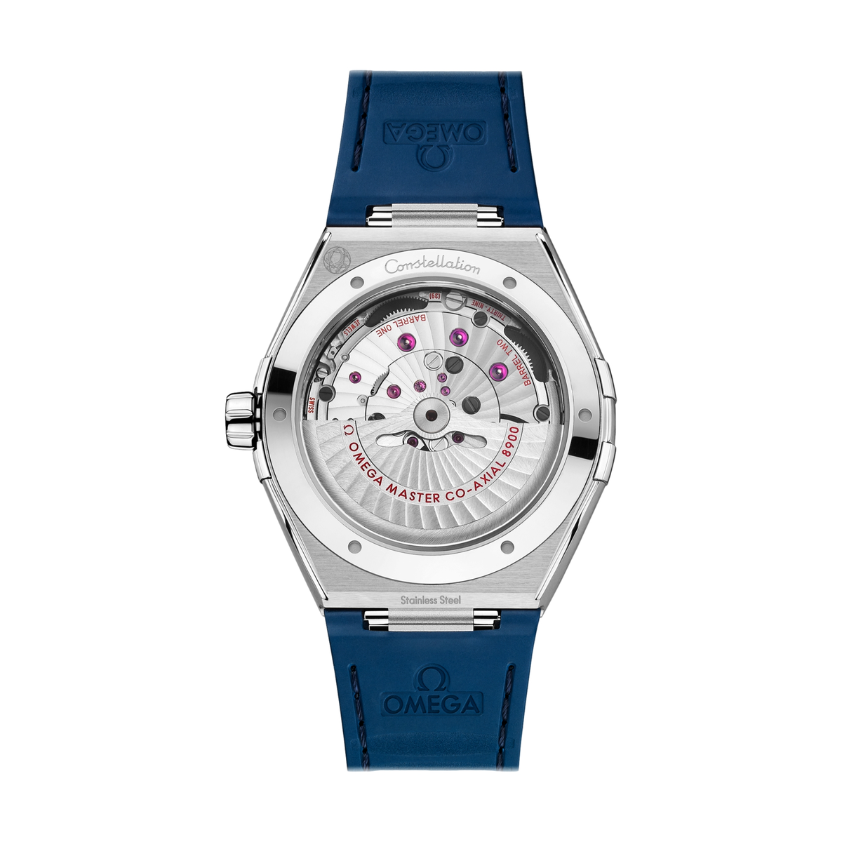 Constellation 41mm - White on Leather Strap