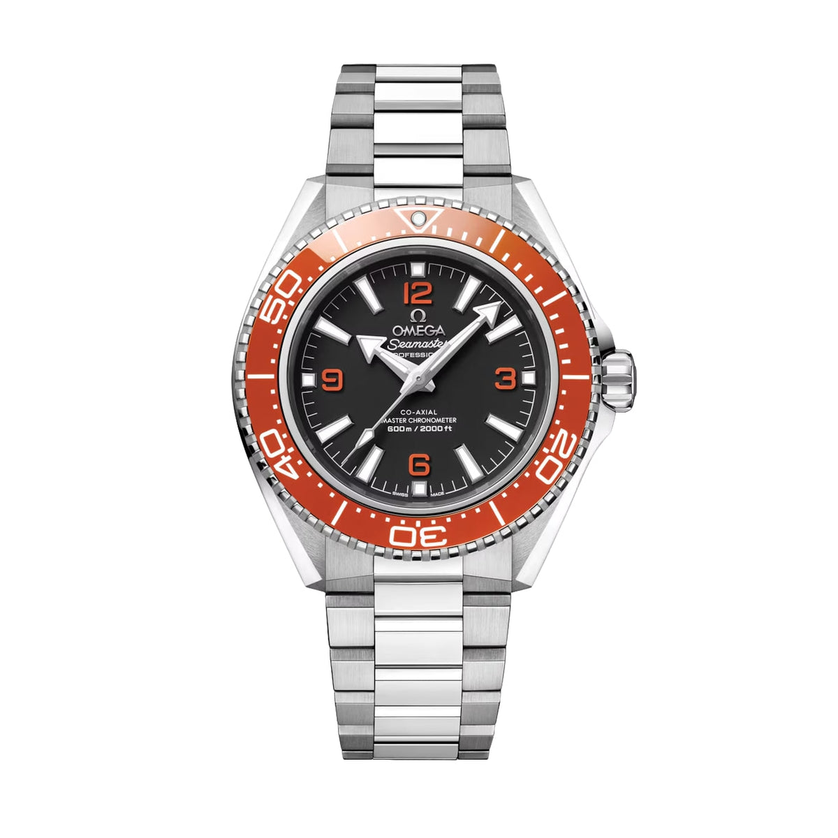 Seamaster Planet Ocean 600M 42mm - Black and Orange on Bracelet