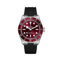 Black Bay 58 39mm - Burgundy on Rubber Strap